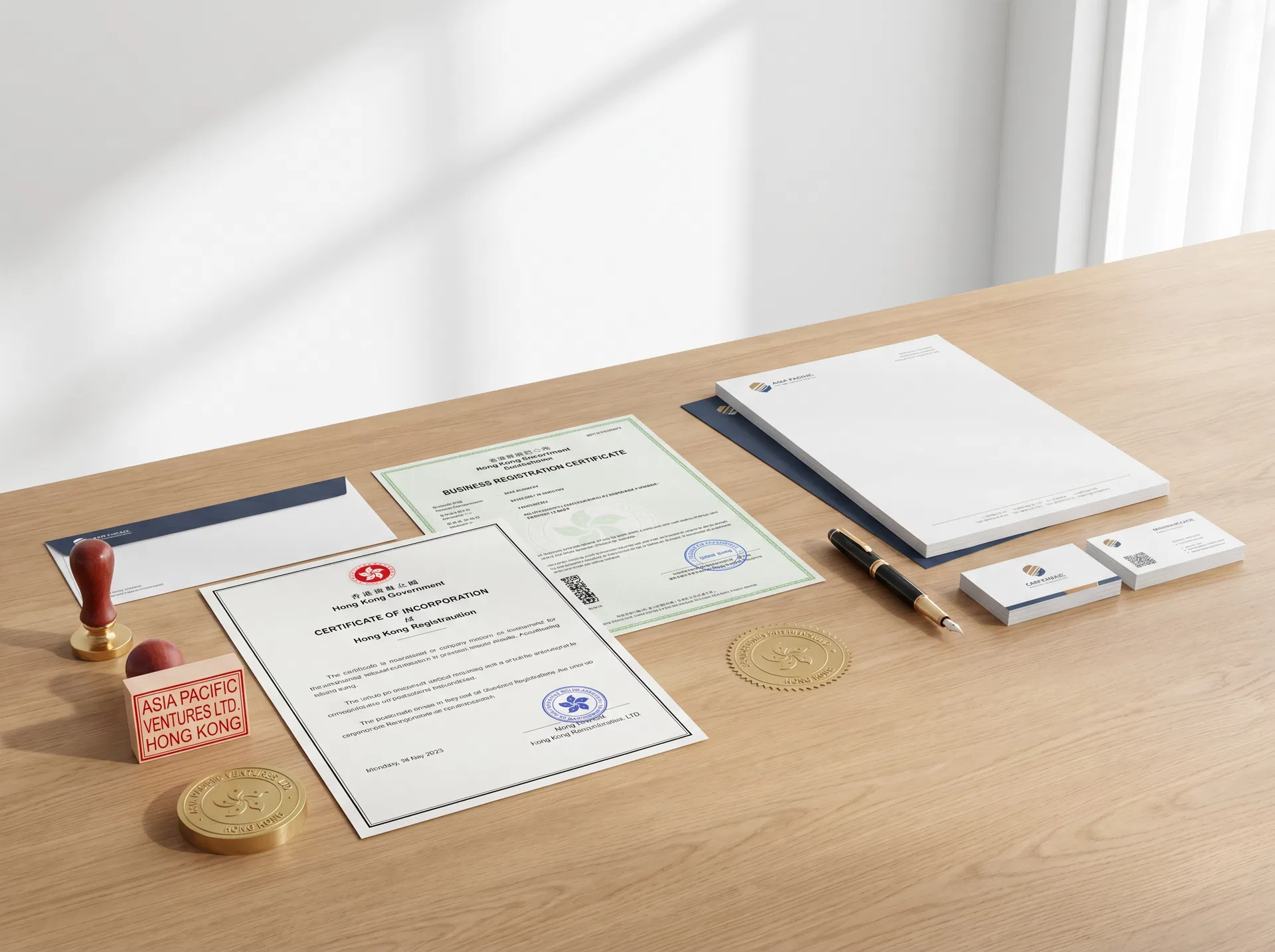 Hong Kong company incorporation documents