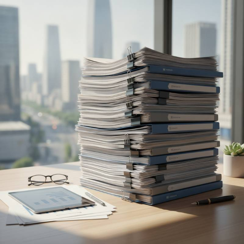 Stack of Professional Documents
