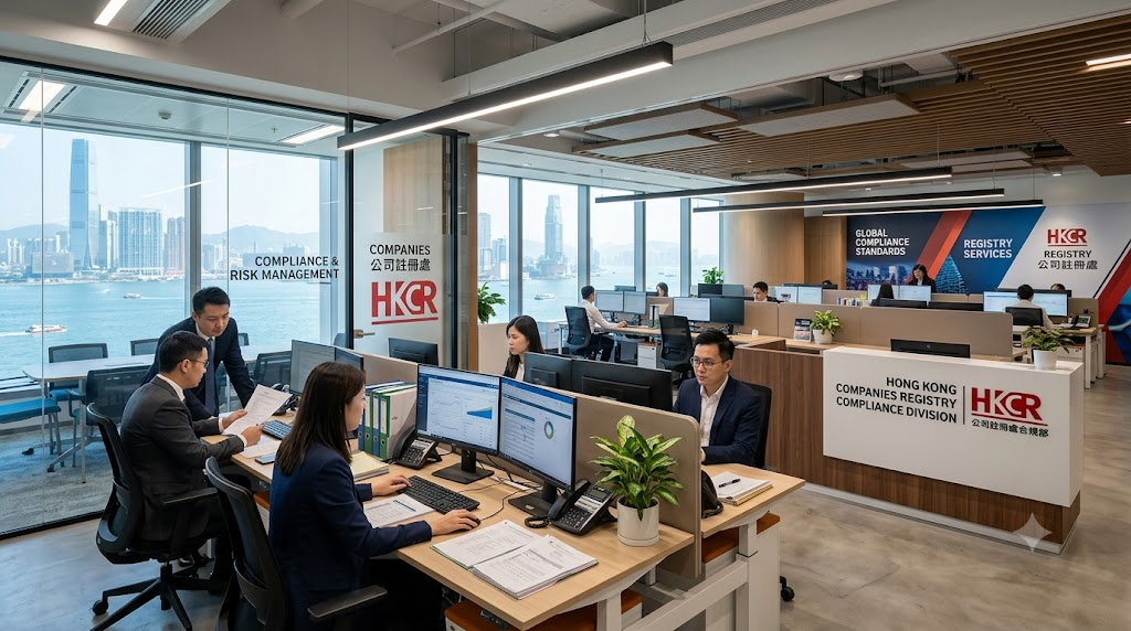 Hong Kong Companies Registry building modern compliance office