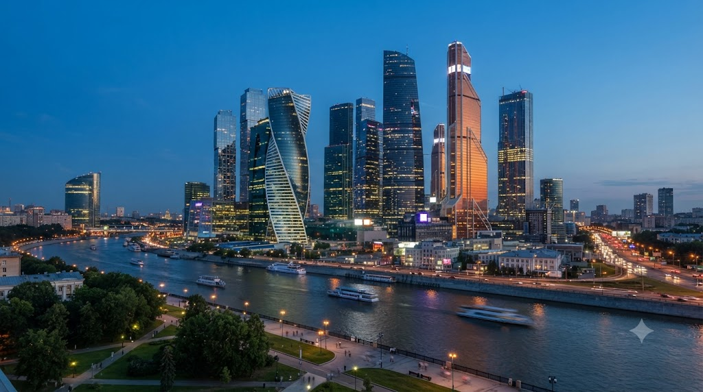 Moscow business district