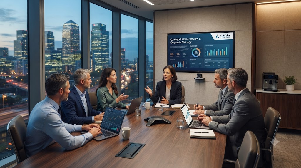 Corporate banking meeting