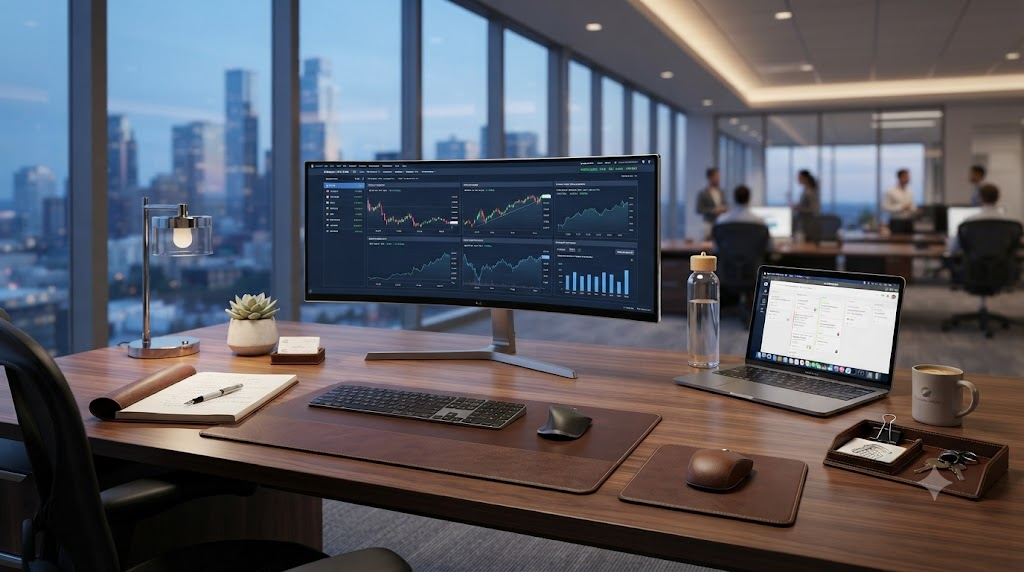 Professional corporate office desk