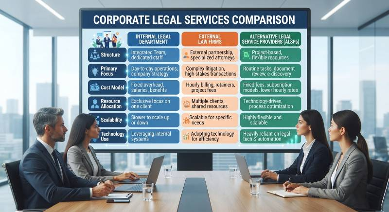 Corporate legal comparison