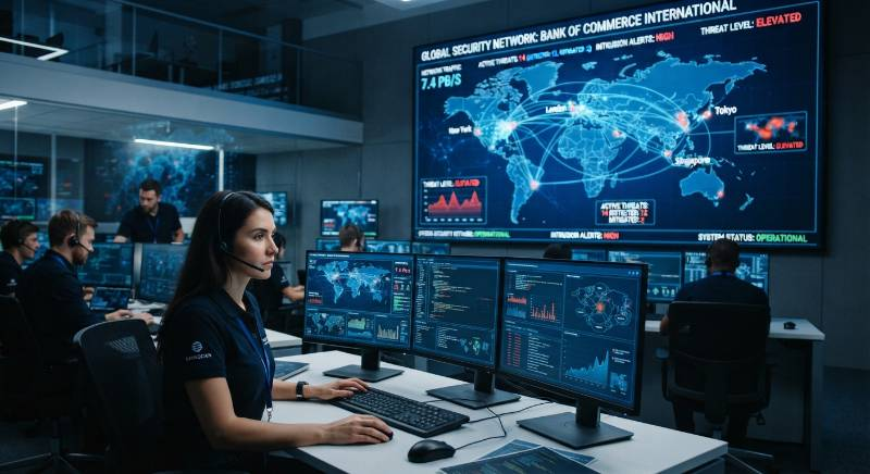 Corporate banking security network