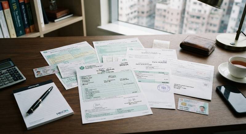Hong Kong tax documents