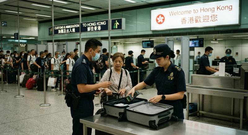 Hong Kong customs border enforcement