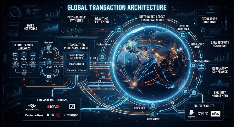 Global transaction architecture