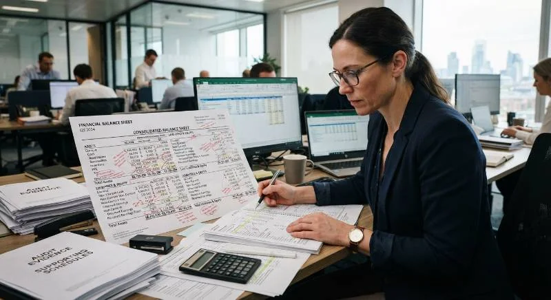 Financial balance sheet audit