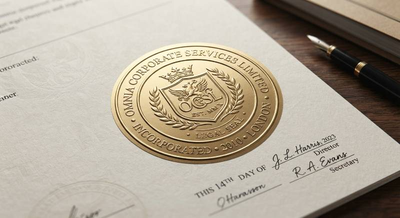 Corporate legal seal